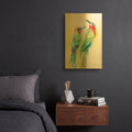 'Tropical Birds' By Alan Majchrowicz Gold Metal Wall Art