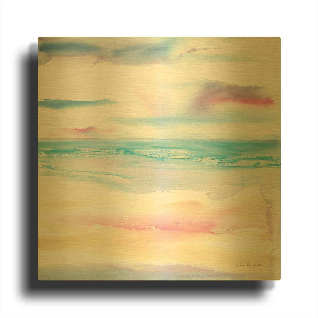 'Pastel Morning' By Alan Majchrowicz Gold Metal Wall Art