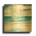 'Turquoise Sea I' By Alan Majchrowicz Gold Metal Wall Art