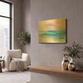 'Washed Sunset' By Alan Majchrowicz Gold Metal Wall Art