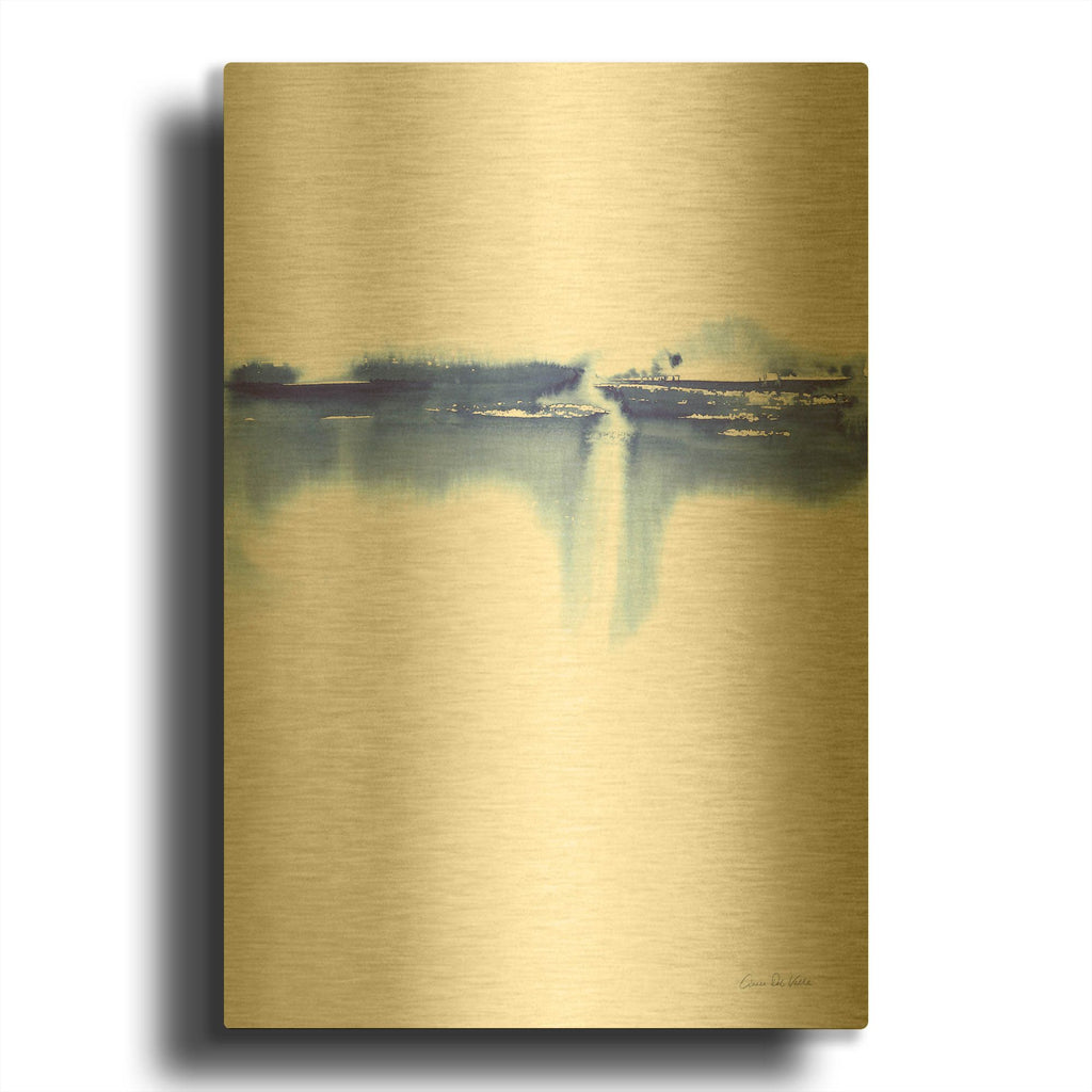 'Blue Horizon III' By Alan Majchrowicz Gold Metal Wall Art
