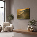 'Big Sur I' By Alan Majchrowicz Gold Metal Wall Art