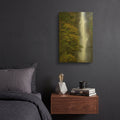 'Multnomah Falls color' By Alan Majchrowicz Gold Metal Wall Art
