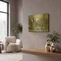 'Nooksack Ridge in Winter' By Alan Majchrowicz Gold Metal Wall Art