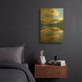 'Montana Sunrise' By Alan Majchrowicz Gold Metal Wall Art