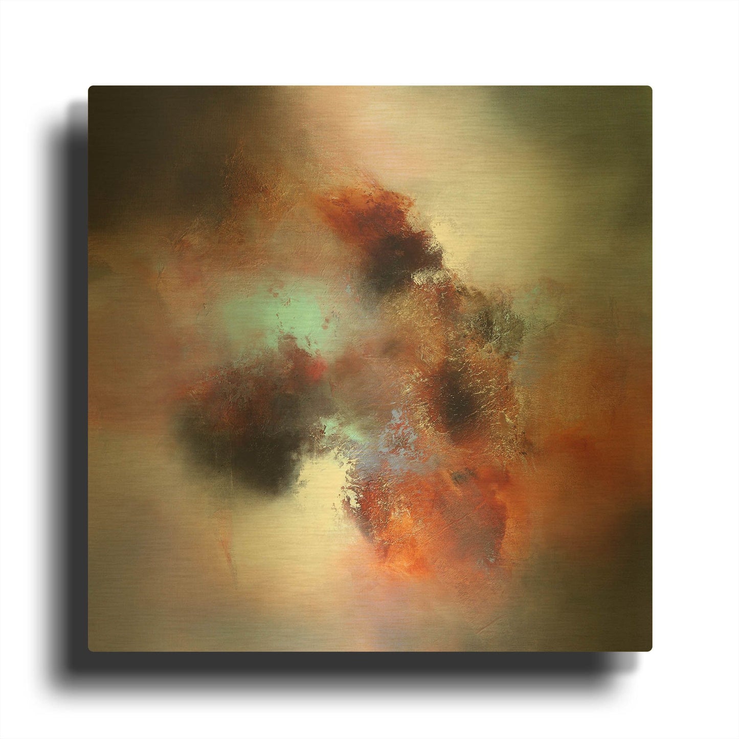 'Voyage' By Eelco Maan Gold Metal Wall Art
