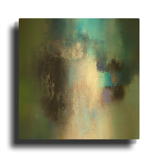 'Solstice' By Eelco Maan Gold Metal Wall Art