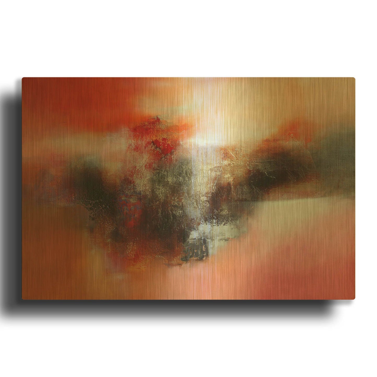 'Journey' By Eelco Maan Gold Metal Wall Art