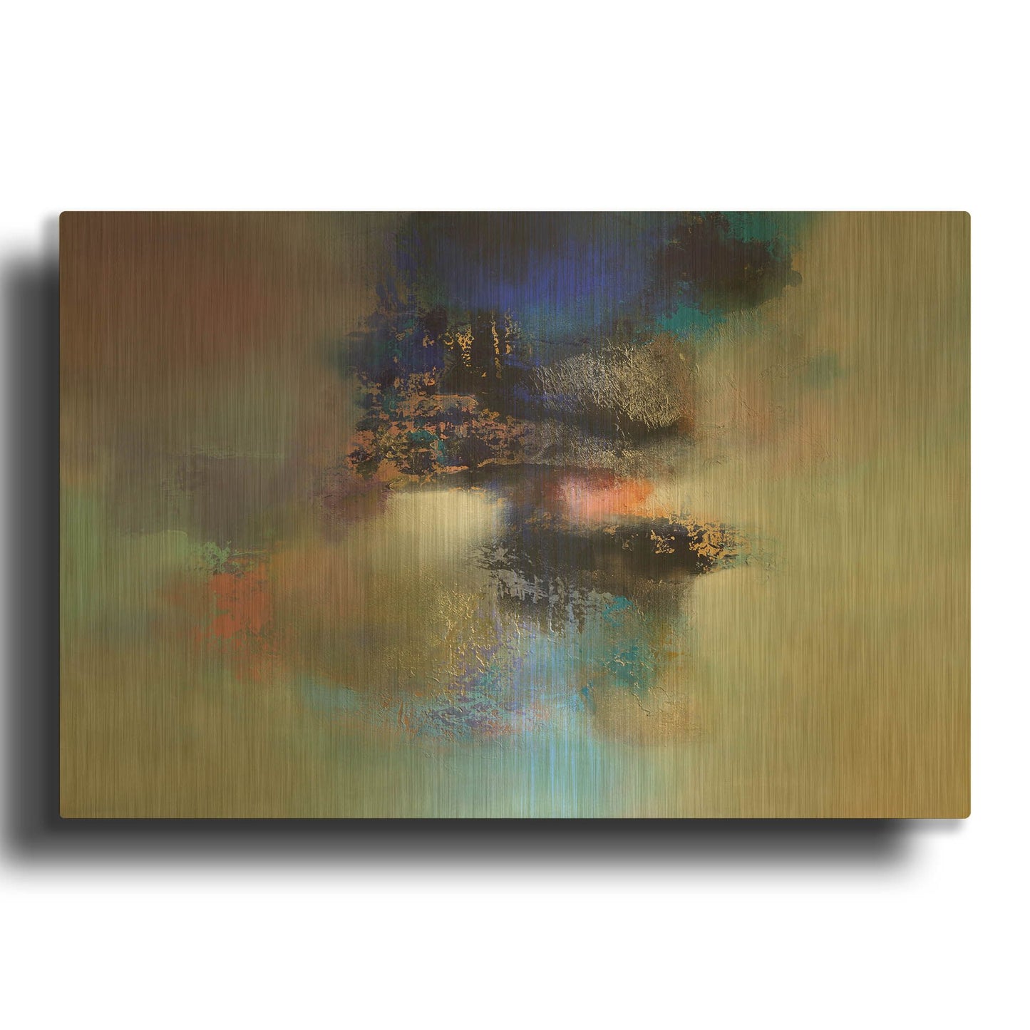'In This House Of Stairs And Dreams' By Eelco Maan Gold Metal Wall Art