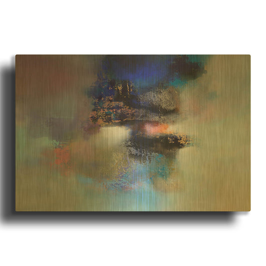 'In This House Of Stairs And Dreams' By Eelco Maan Gold Metal Wall Art