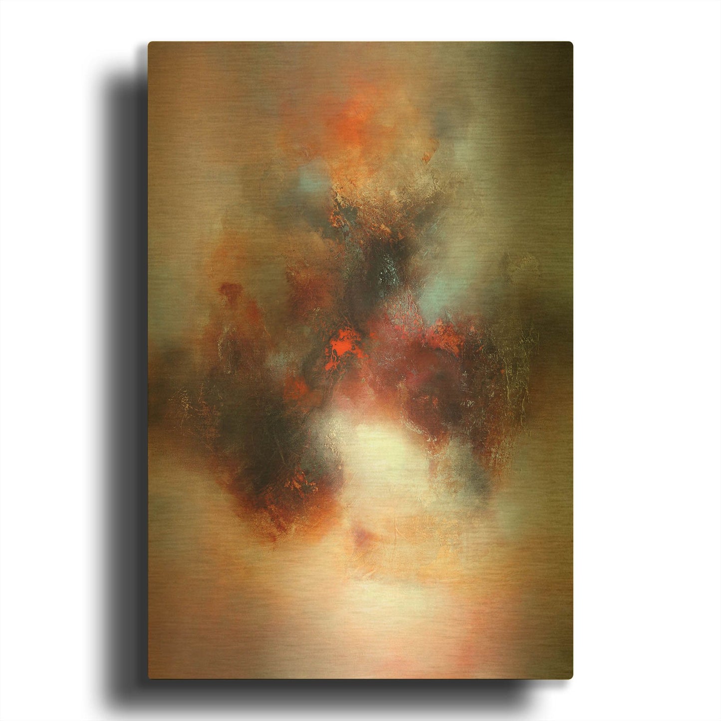 'In The Humming Air' By Eelco Maan Gold Metal Wall Art