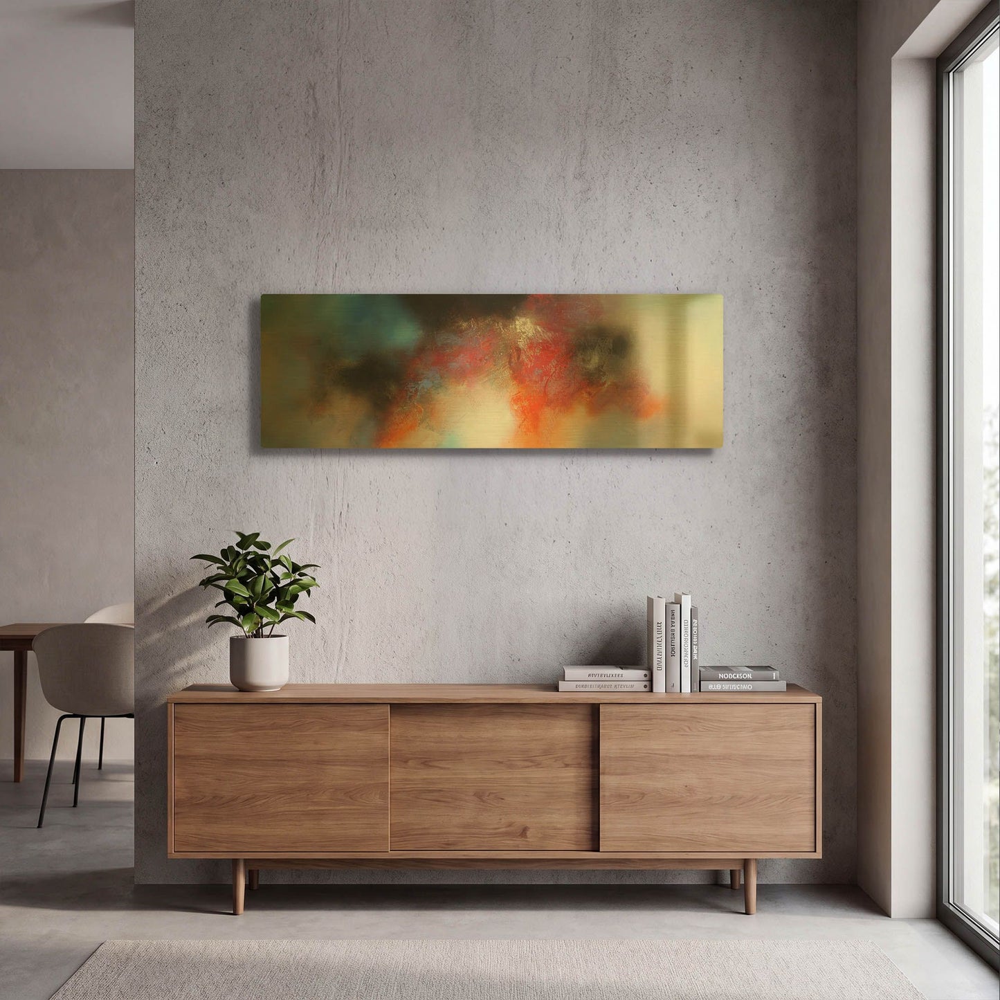 'A New Day' By Eelco Maan Gold Metal Wall Art