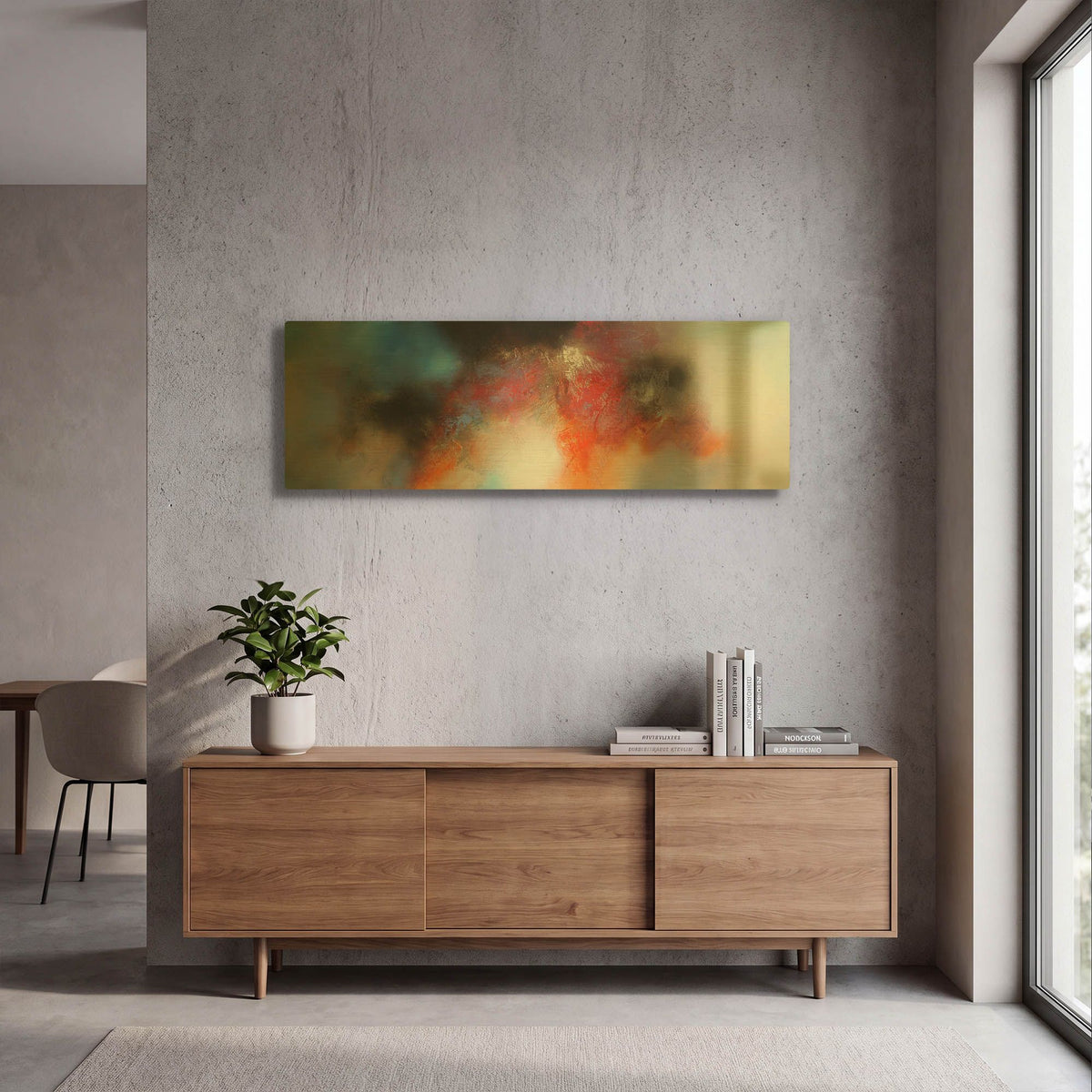 'A New Day' By Eelco Maan Gold Metal Wall Art