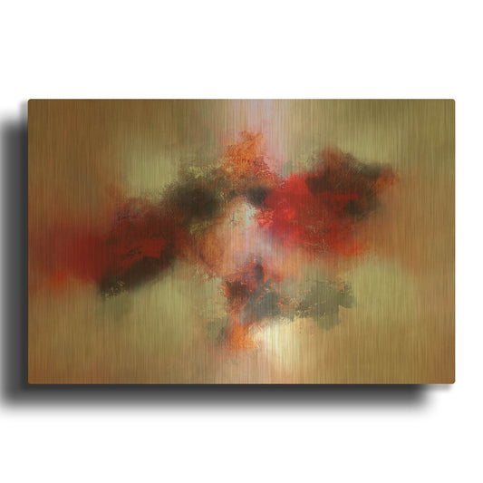'Under the roses' By Eelco Maan Gold Metal Wall Art
