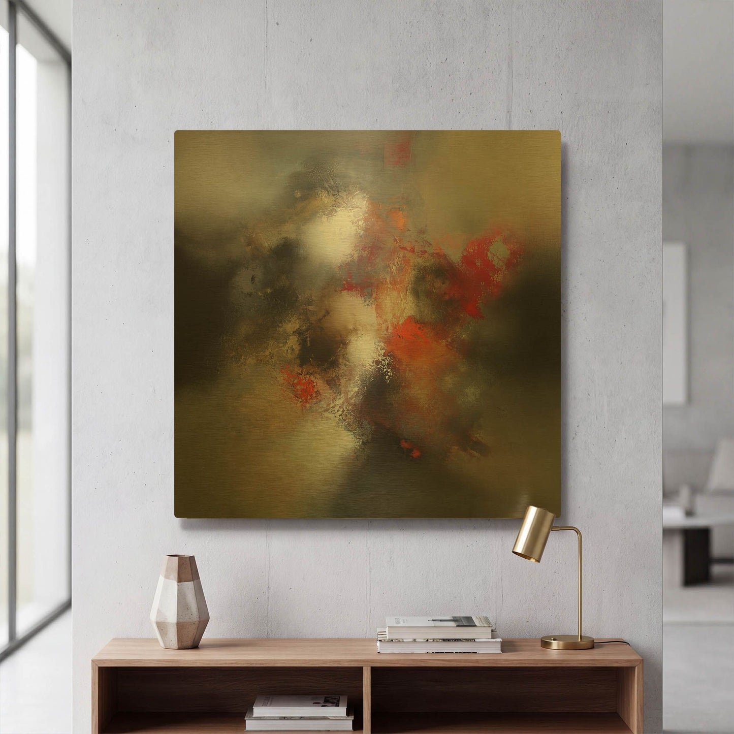 'Treasure' By Eelco Maan Gold Metal Wall Art