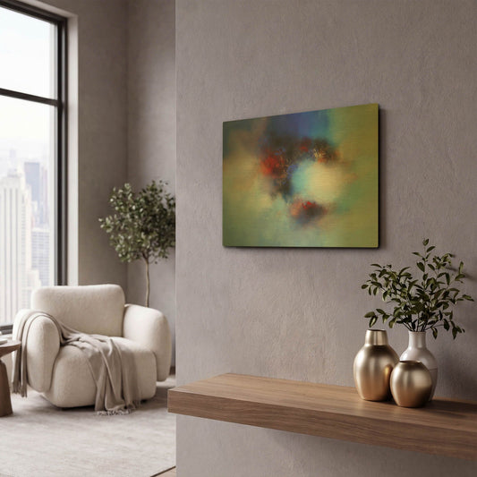 'Summer dance' By Eelco Maan Gold Metal Wall Art