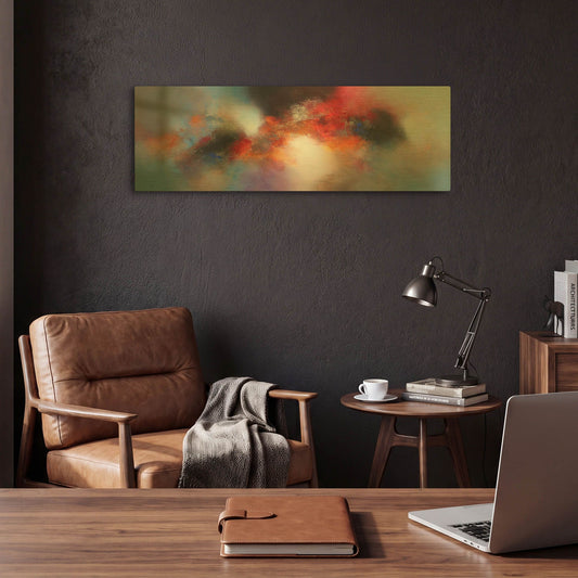 'September dawn' By Eelco Maan Gold Metal Wall Art