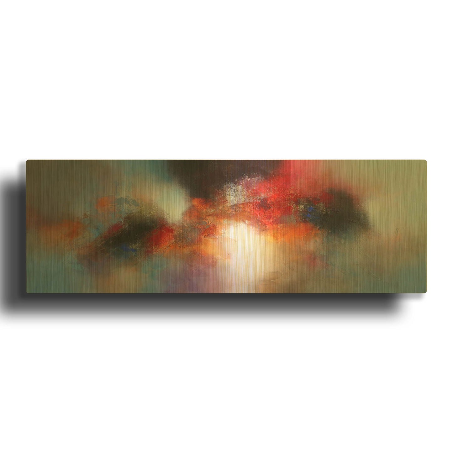 'September dawn' By Eelco Maan Gold Metal Wall Art