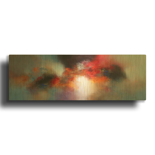 'September dawn' By Eelco Maan Gold Metal Wall Art