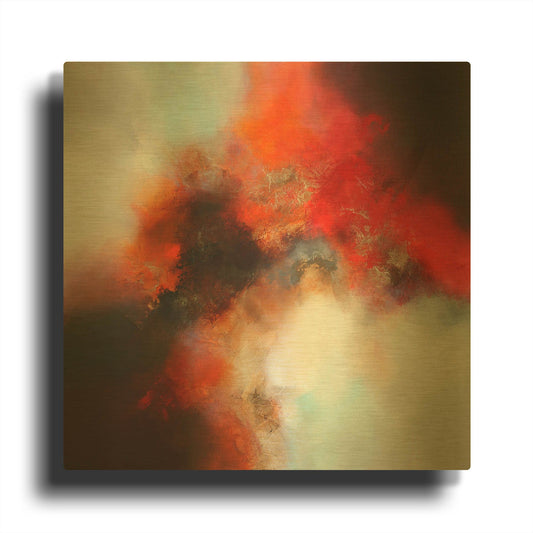 'Aurora' By Eelco Maan Gold Metal Wall Art
