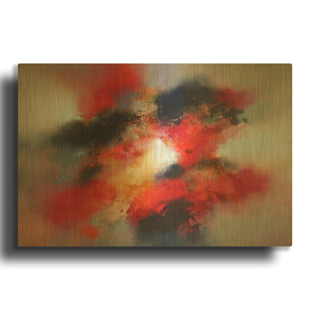 'A place in the sun' By Eelco Maan Gold Metal Wall Art