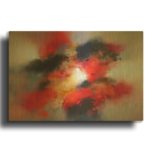 'A place in the sun' By Eelco Maan Gold Metal Wall Art