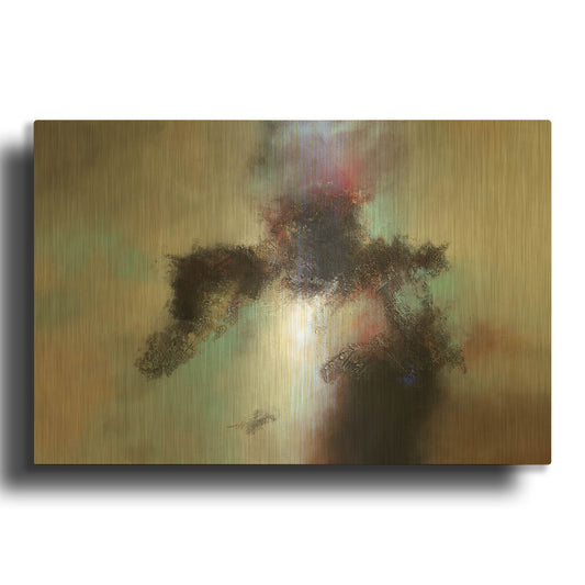 'Traveller' By Eelco Maan Gold Metal Wall Art
