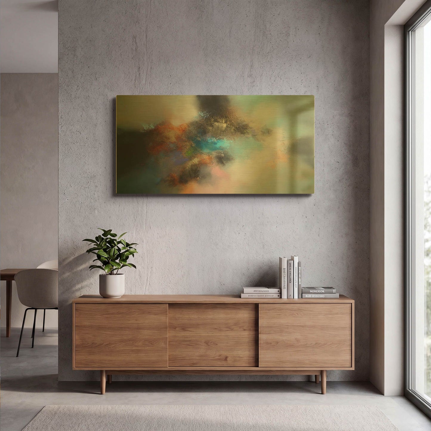 'Shine' By Eelco Maan Gold Metal Wall Art