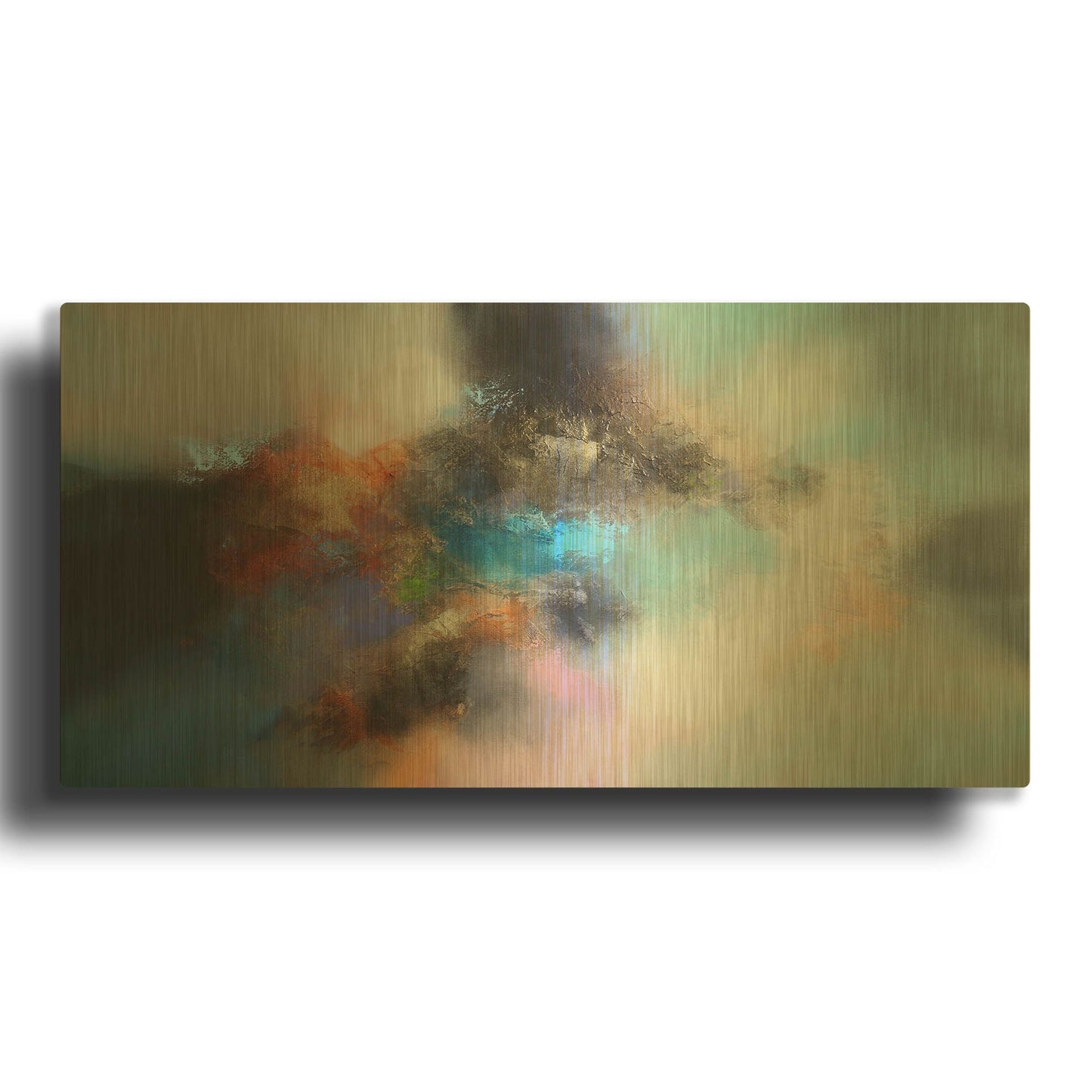 'Shine' By Eelco Maan Gold Metal Wall Art
