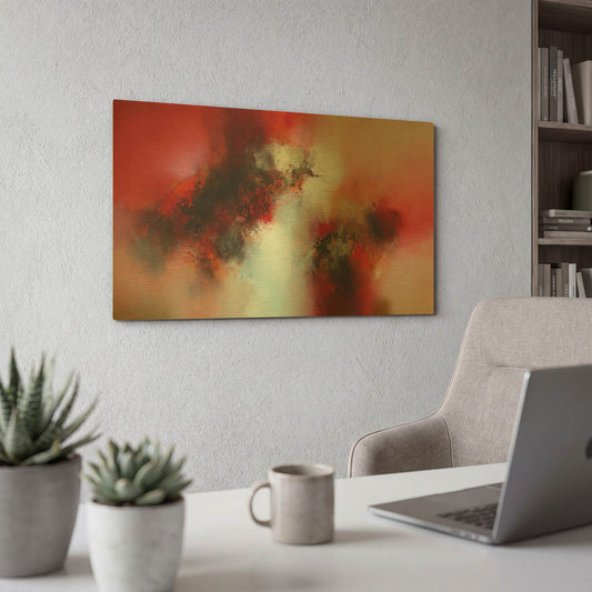 'Lightyears away' By Eelco Maan Gold Metal Wall Art