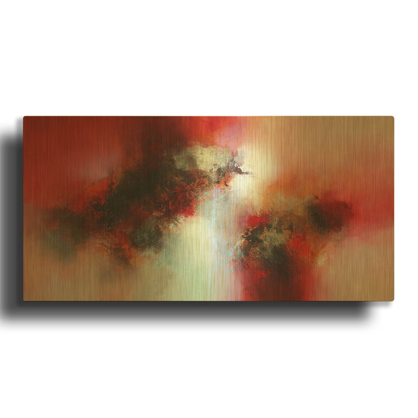 'Lightyears away' By Eelco Maan Gold Metal Wall Art