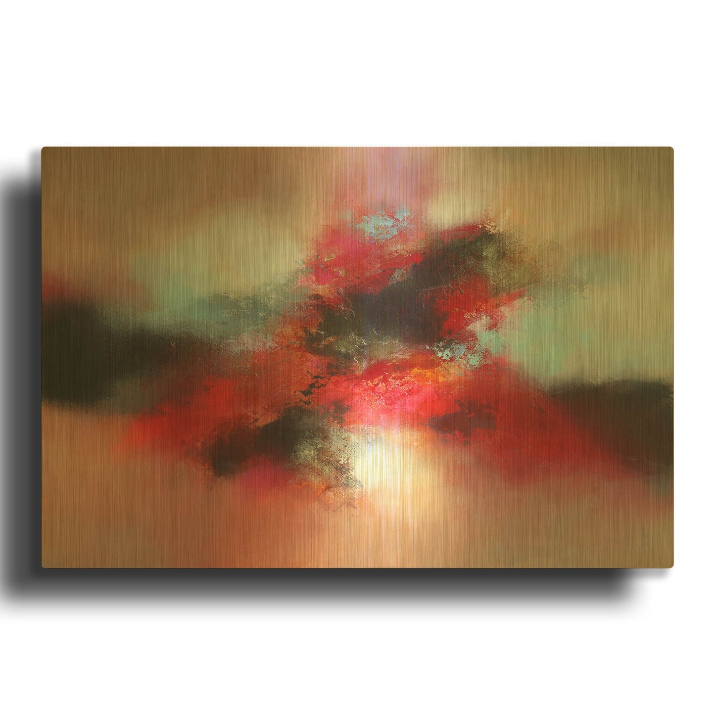 'Above and beyond' By Eelco Maan Gold Metal Wall Art