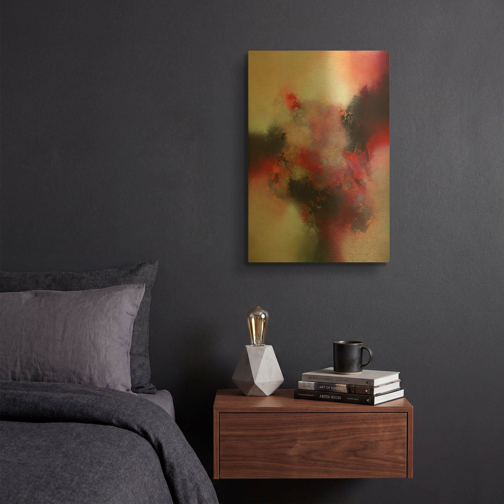 'Up from Eden' By Eelco Maan Gold Metal Wall Art