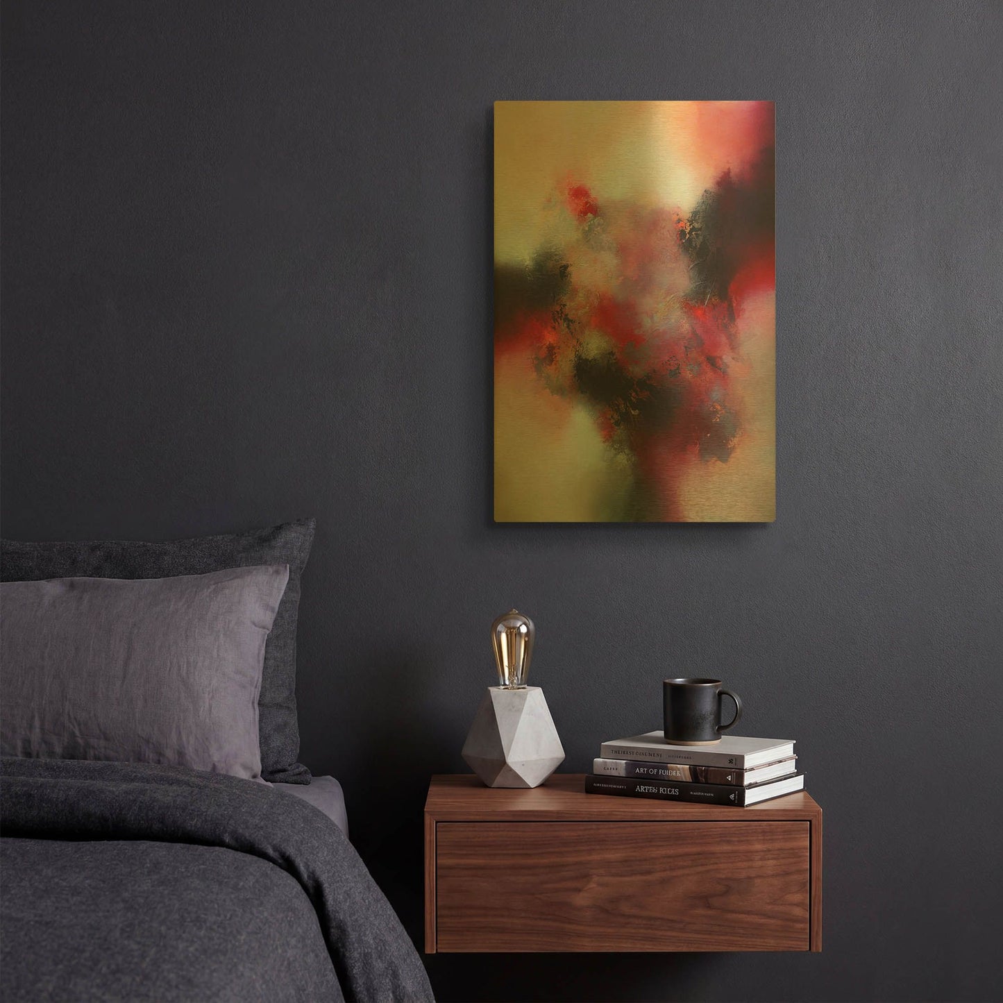 'Up from Eden' By Eelco Maan Gold Metal Wall Art
