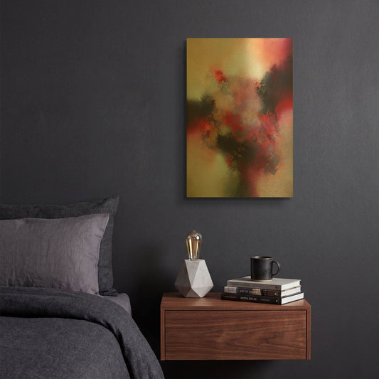'Up from Eden' By Eelco Maan Gold Metal Wall Art