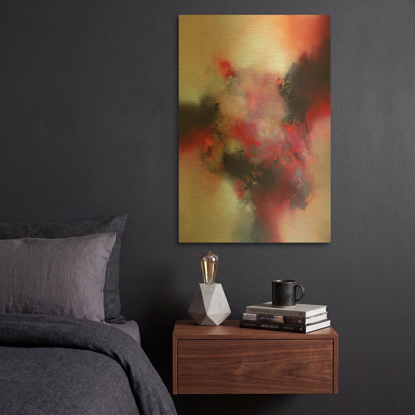 'Up from Eden' By Eelco Maan Gold Metal Wall Art