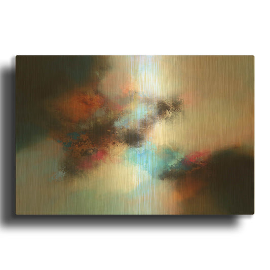 'Sweet fragile equilibrium' By Eelco Maan Gold Metal Wall Art