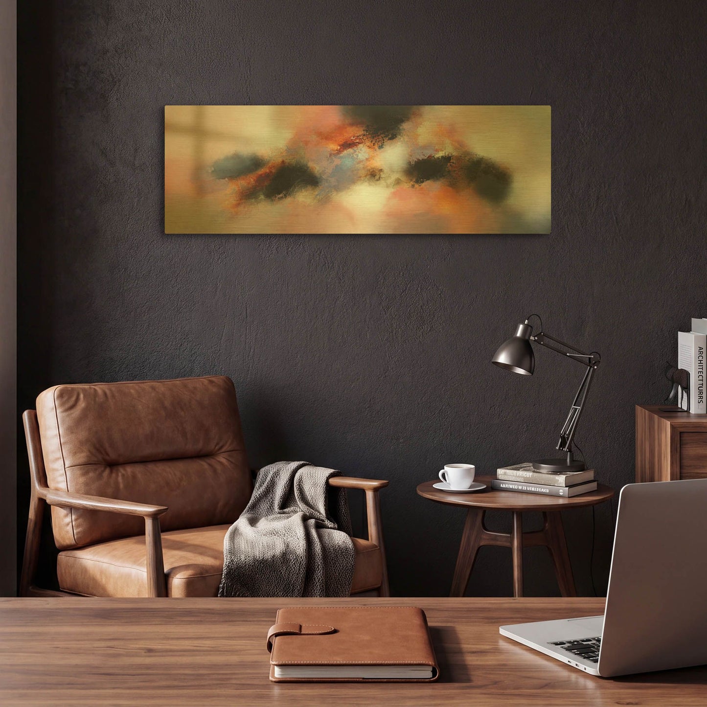 'Rejoice' By Eelco Maan Gold Metal Wall Art