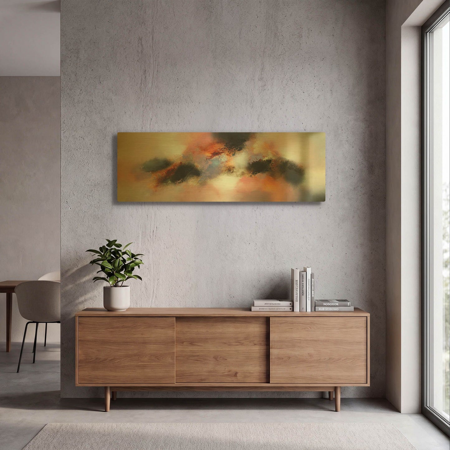 'Rejoice' By Eelco Maan Gold Metal Wall Art