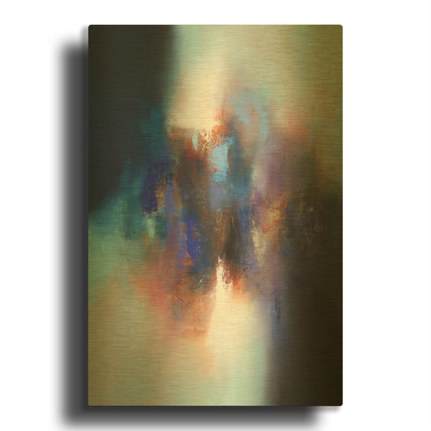 'Memory lane' By Eelco Maan Gold Metal Wall Art