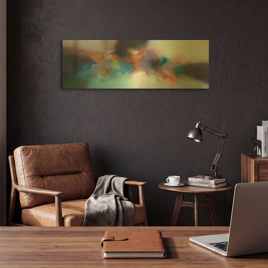'Homeward journey' By Eelco Maan Gold Metal Wall Art