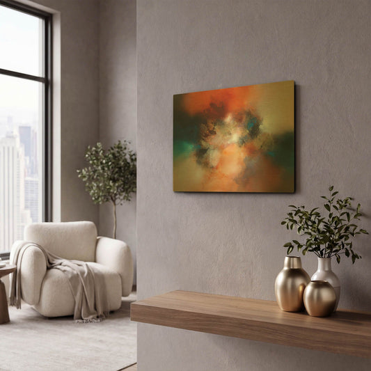 'Highflyer' By Eelco Maan Gold Metal Wall Art
