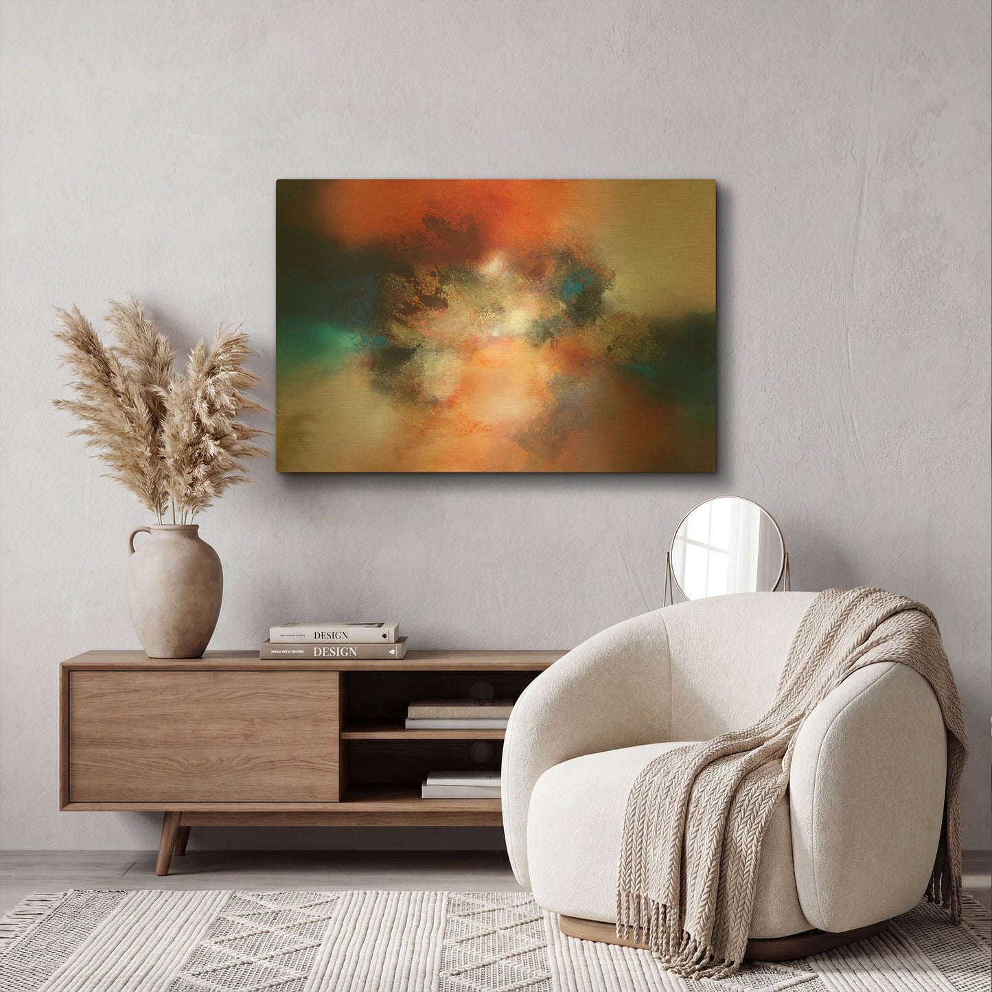 'Highflyer' By Eelco Maan Gold Metal Wall Art