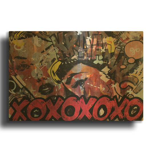 'Kraang' By Dan Monteavaro Gold Metal Wall Art