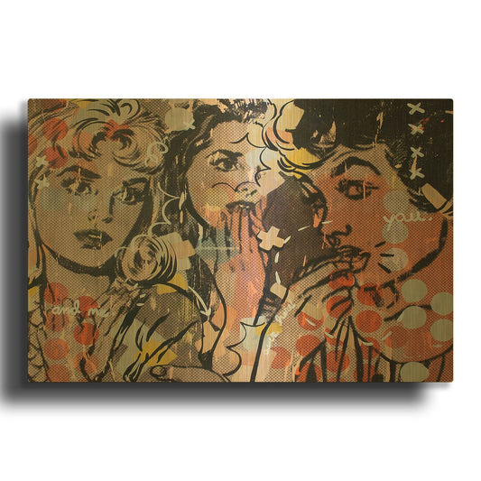 'Candyland' By Dan Monteavaro Gold Metal Wall Art