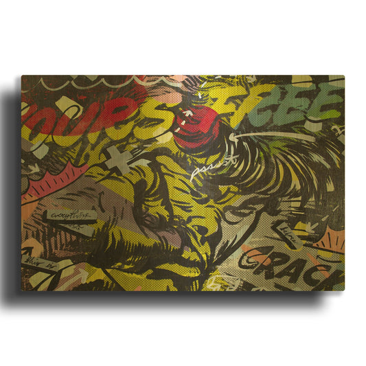 'Yours Free' By Dan Monteavaro Gold Metal Wall Art