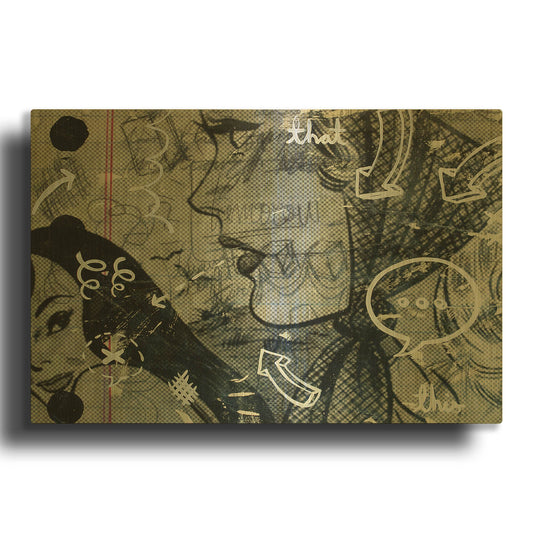 'Tomorrow' By Dan Monteavaro Gold Metal Wall Art