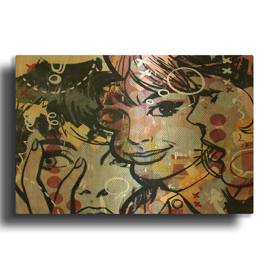 'Surprise' By Dan Monteavaro Gold Metal Wall Art