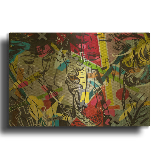 'This is Only' By Dan Monteavaro Gold Metal Wall Art