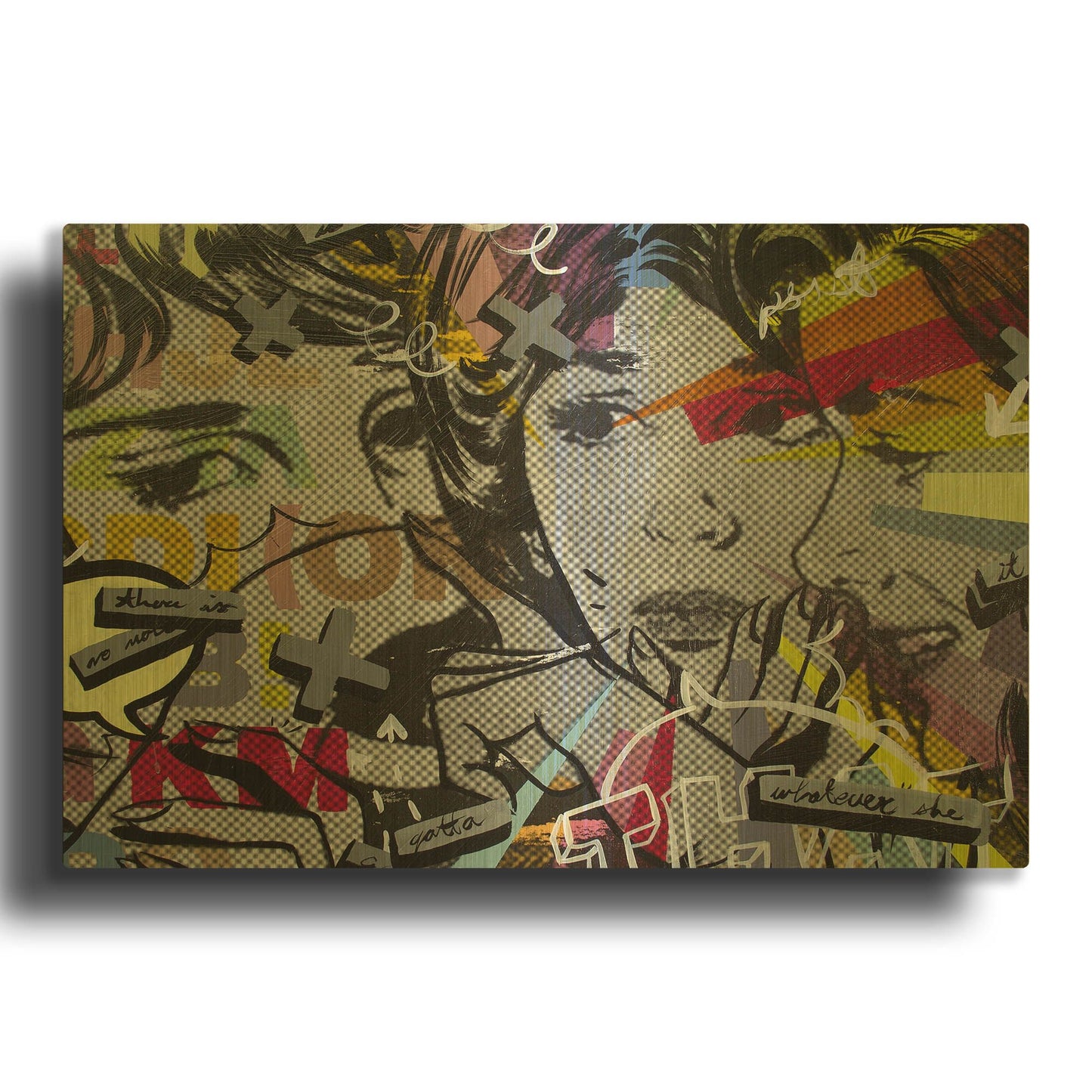 'That There Is' By Dan Monteavaro Gold Metal Wall Art